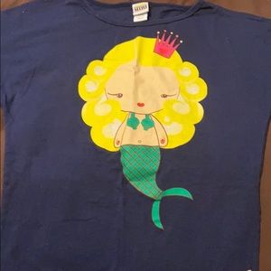 Navy Blue Mermaid T-shirt